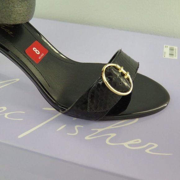 New MARC FISHER MALIKA ANKLE STRAP DRESS SANDAL 8M - Picture 3 of 7